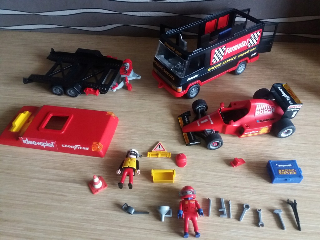 Playmobil Junior Playmobil Black Race Car Chassis, 3289 3603B 3930