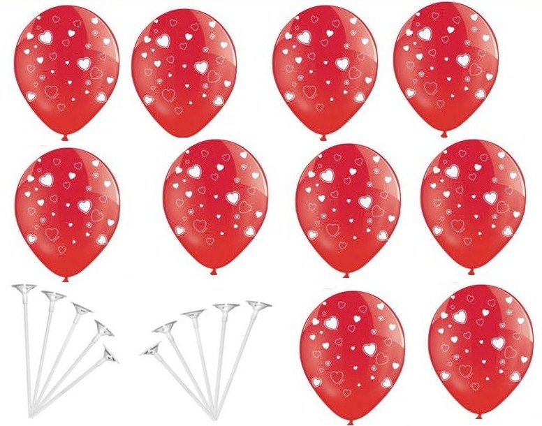 BALONY SERDUSZKA serca na Dzień Babci i Dziadka