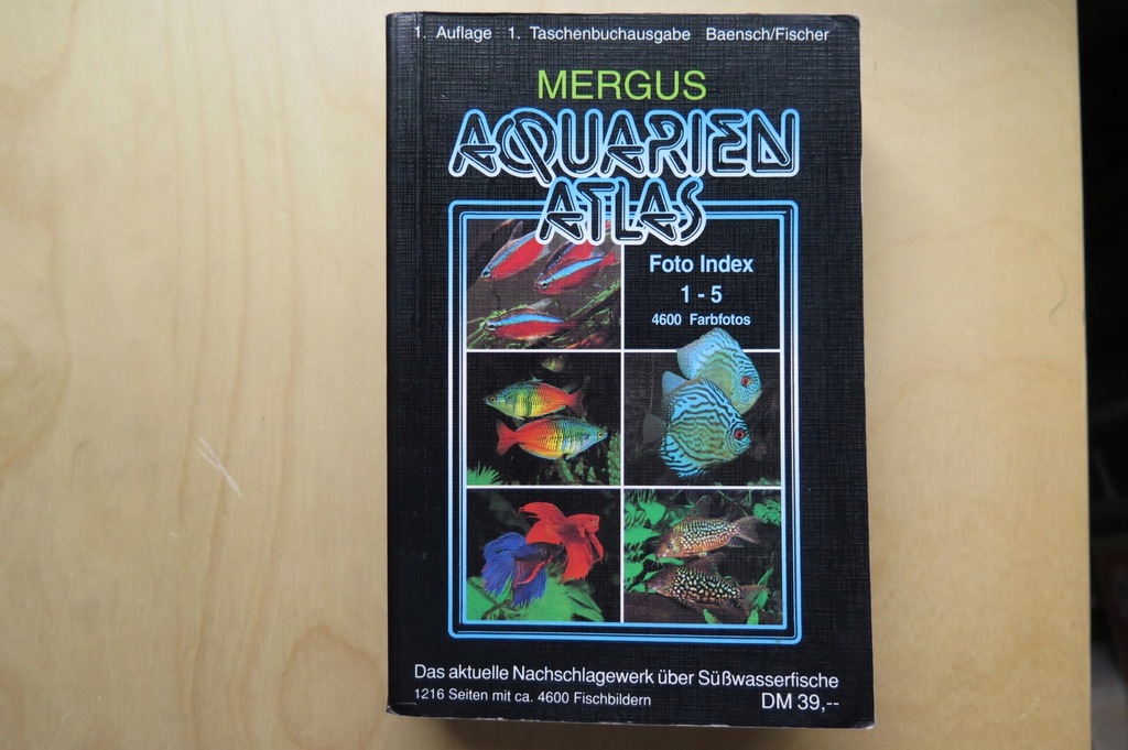 MERGUS AQUARIEN ATLAS Foto Index 1-5 4600 farbfoto