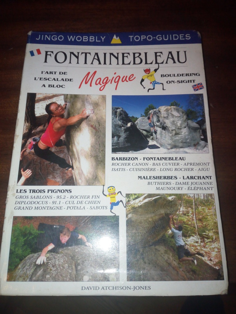 przewodnik topo fontainebleau bouldering wspinaczk