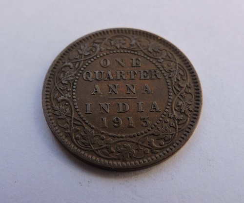 INDIE one quarter anna 1913
