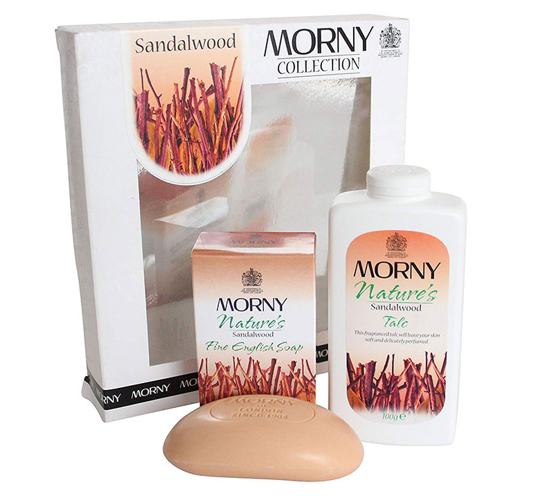 MORNY SANDALWOOD PUDER + MYDŁO DRZEWO SANDAŁOWE