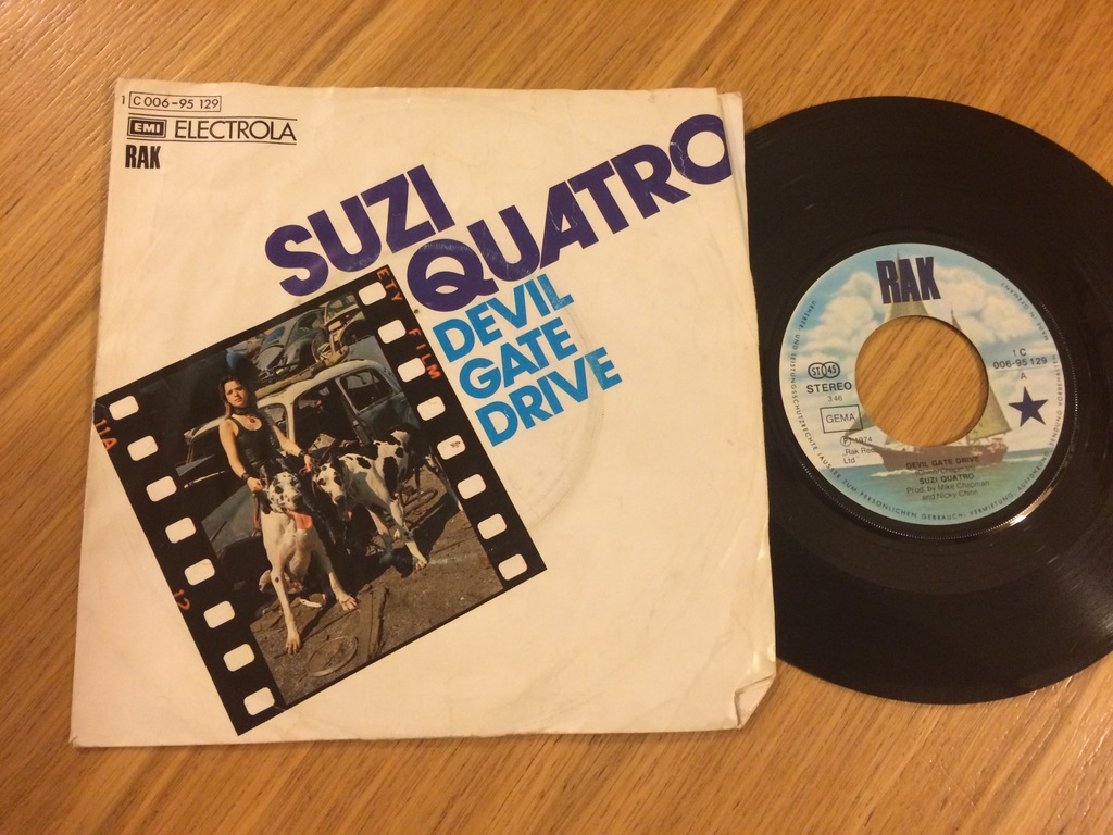 Suzi Quatro Devil Gate Drive _ SP _VG+ Germany