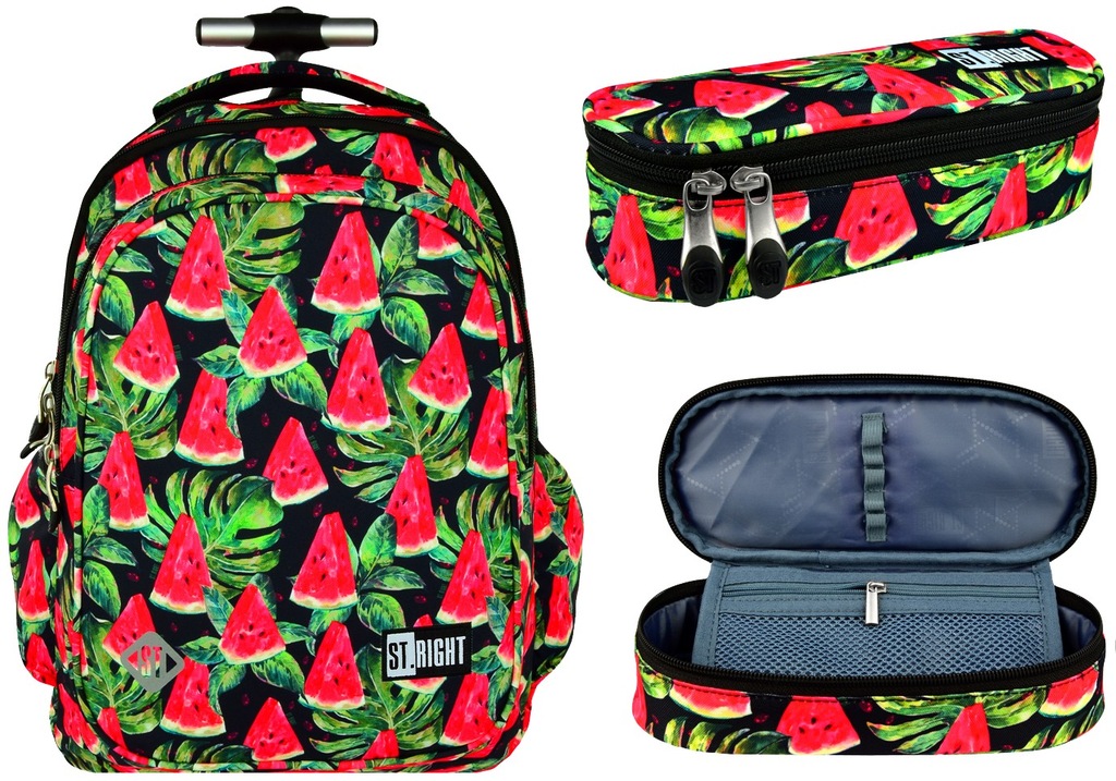 ST.RIGHT PLECAK NA KÓŁKACH WATERMELON + PIÓRNIK S