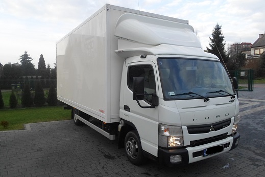 Mitsubishi canter fuso kontener, salon pl