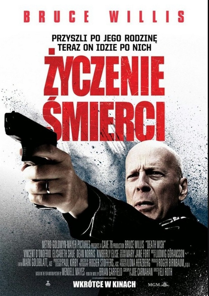 Życzenie śmierci (Bruce Willis) DVD FOLIA PL