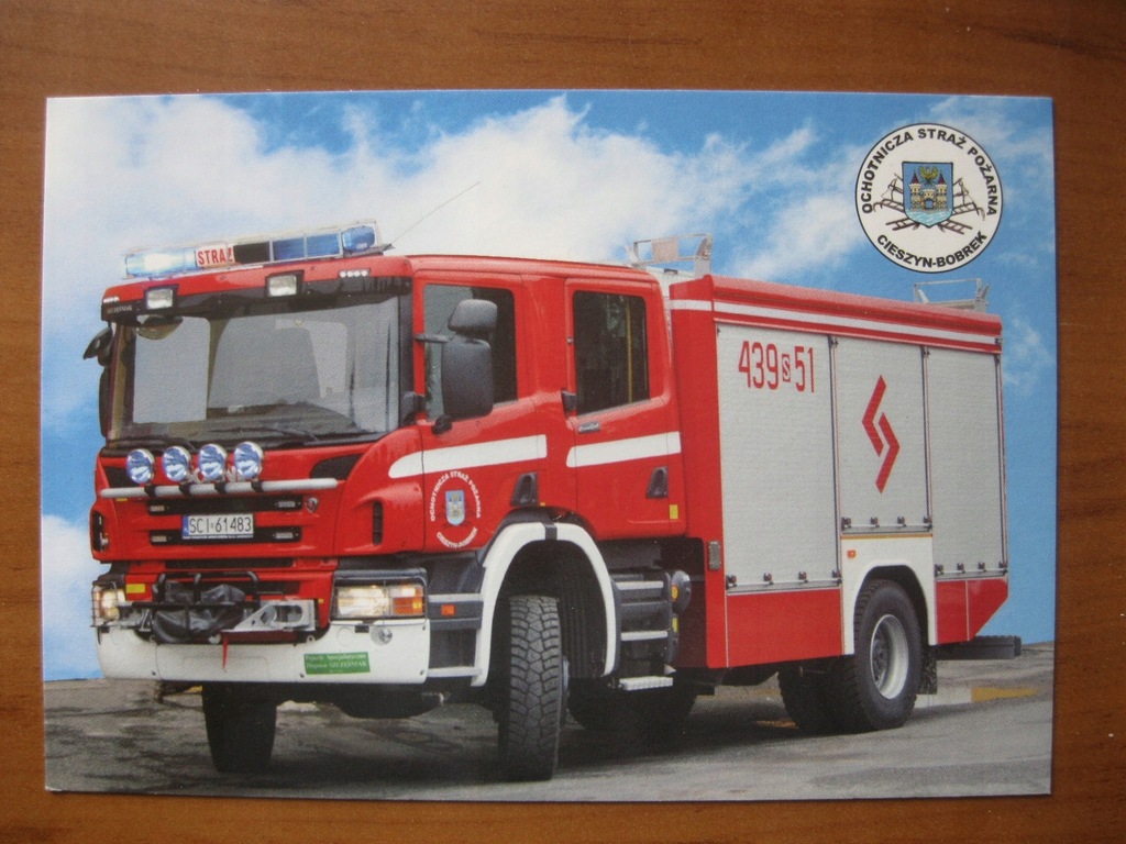 SCANIA z OSP Cieszyn Bobrek Straż Pożarna