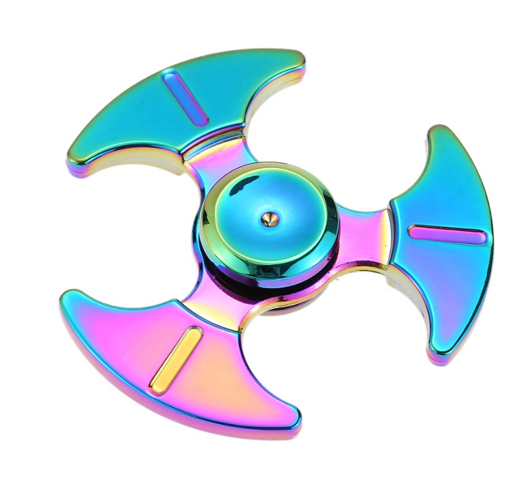 SPINNER HAND FIDGET metalowy  SPINER  NINJA ANIME