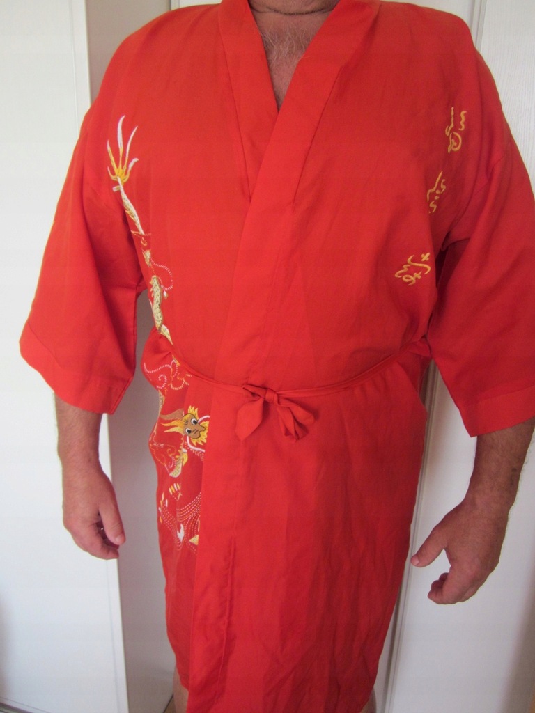 Kimono japońskie ! Super ! Haftowane ! Okazja !!!