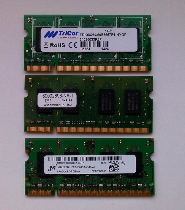 Pamięć DDR2 1GB 667MHz SODIMM