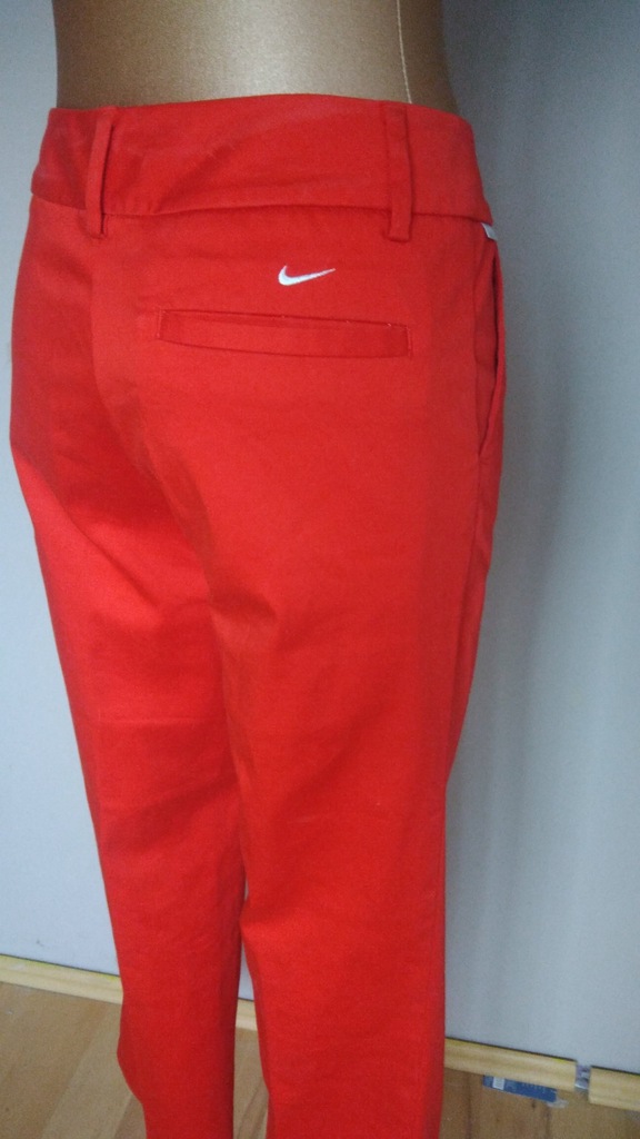 Nike spodnie eleganckie galowe XS / 34 czerwone