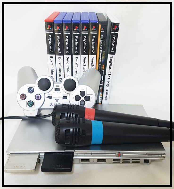 KONSOLA PS2 + DODATKI