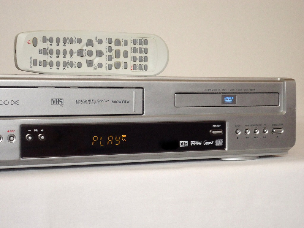 DAEWOO Combo DVDVHS 6GŁOWIC SP/LP Mp3 JPEG PILOT 7283878597