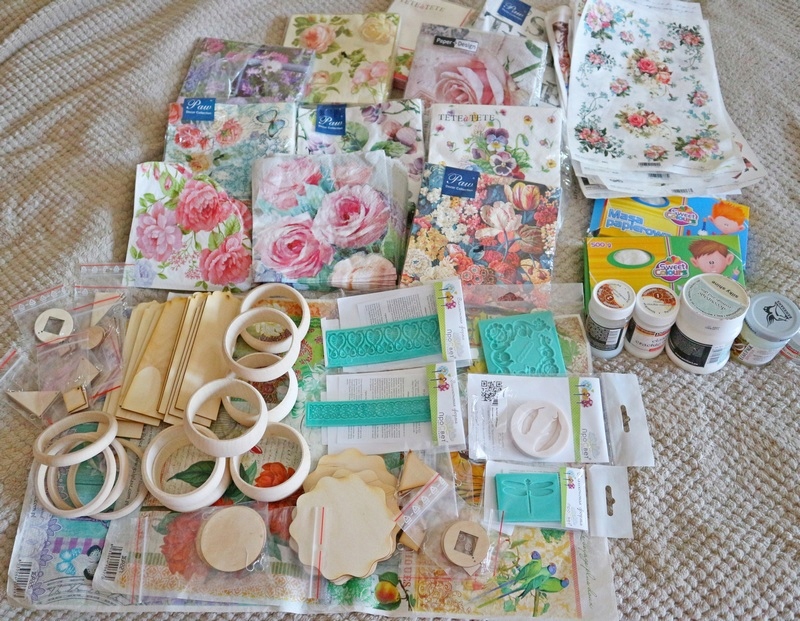 DUŻY ZESTAW DECOUPAGE FORMY SILIKONOWE MEDIA