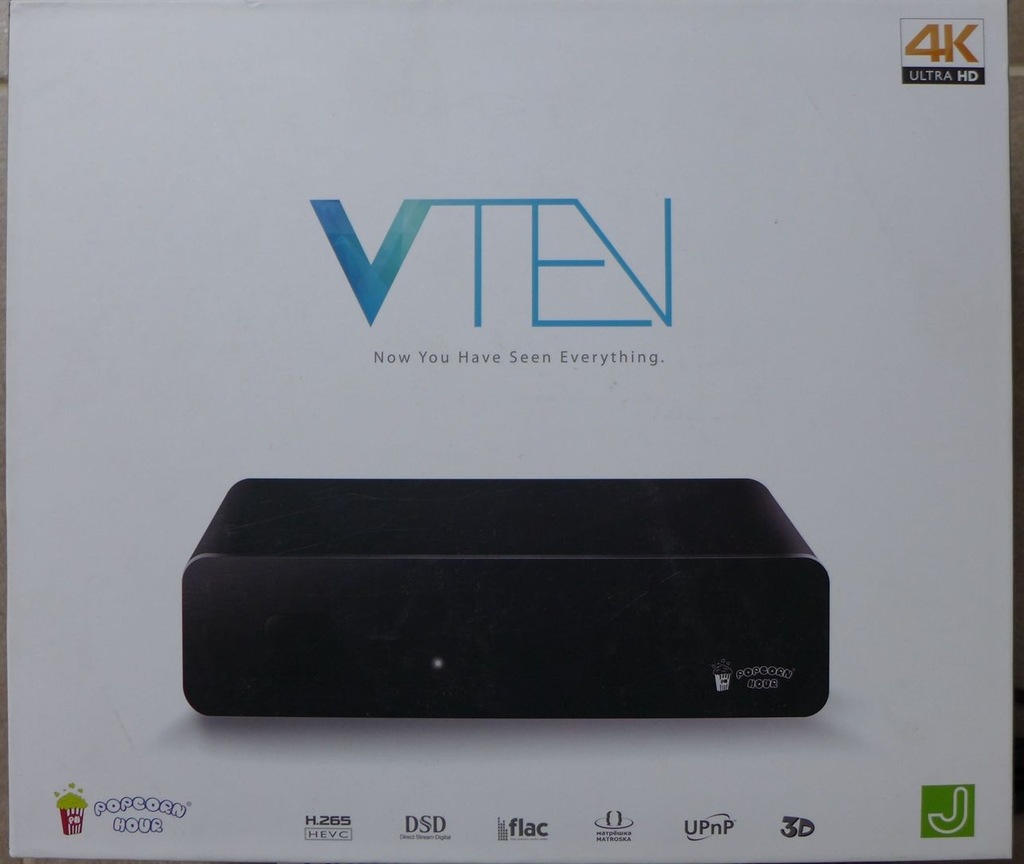 Popcorn Hour VTEN sieciowy odtwarzacz Ultra HD 4K 7639972377