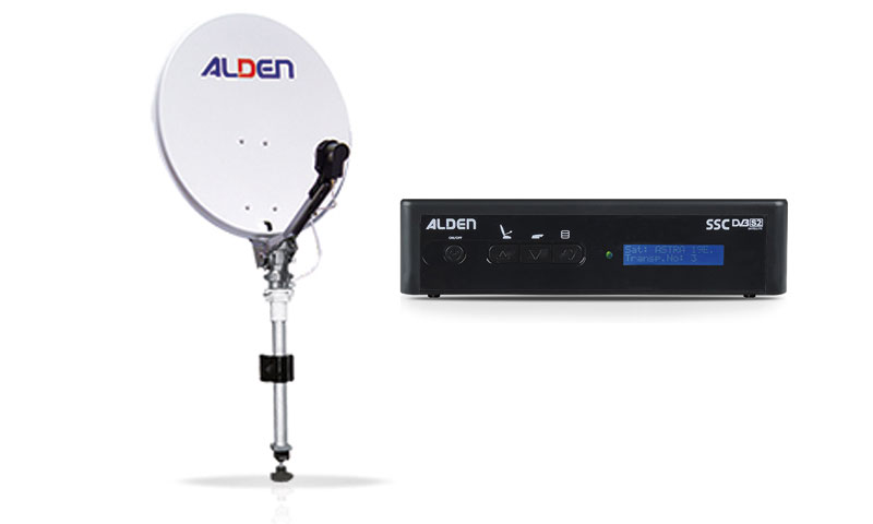 Antena satalitarna Alden 65 CTV Ręczna + Satfinder