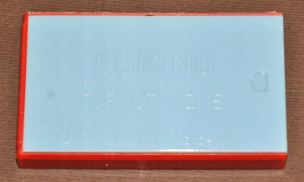 ZABAWKA PRL DOMINO TURYSTYCZNE JEDNOŚĆ SZCZECIN