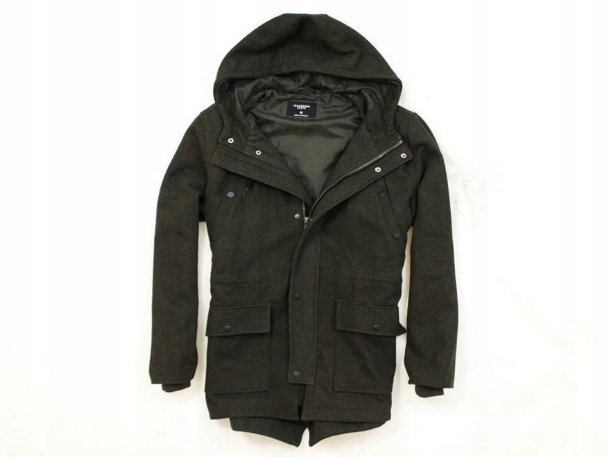 *I Cedar Wood State Kurtka Męska Parka Czarna r XL