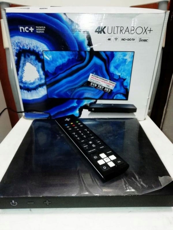 DEKODER DO INTERNETU 4K ULTRABOX -JAK NOWE!