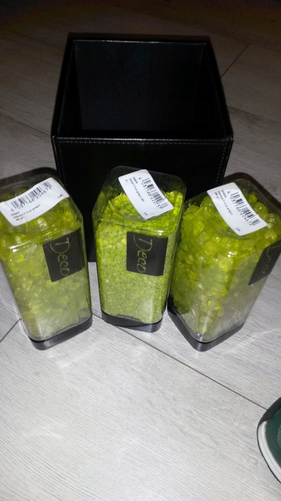 Kamyki kamienie granulat kwarc zielony 2,5 kg deco