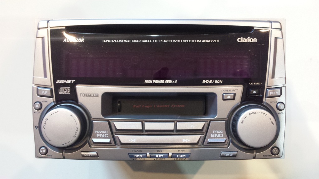 Radio CD/Kaseta  2-DIN Clarion ADZ628R Kia  Klasyk