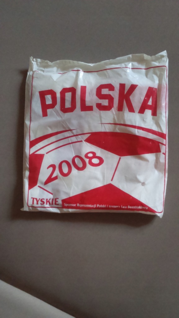 Flaga kibica Polska 2008-Tyskie