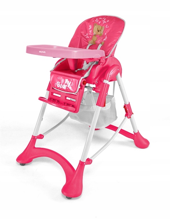 Krzesełko do karmienia Active 2014 Bear , różowe