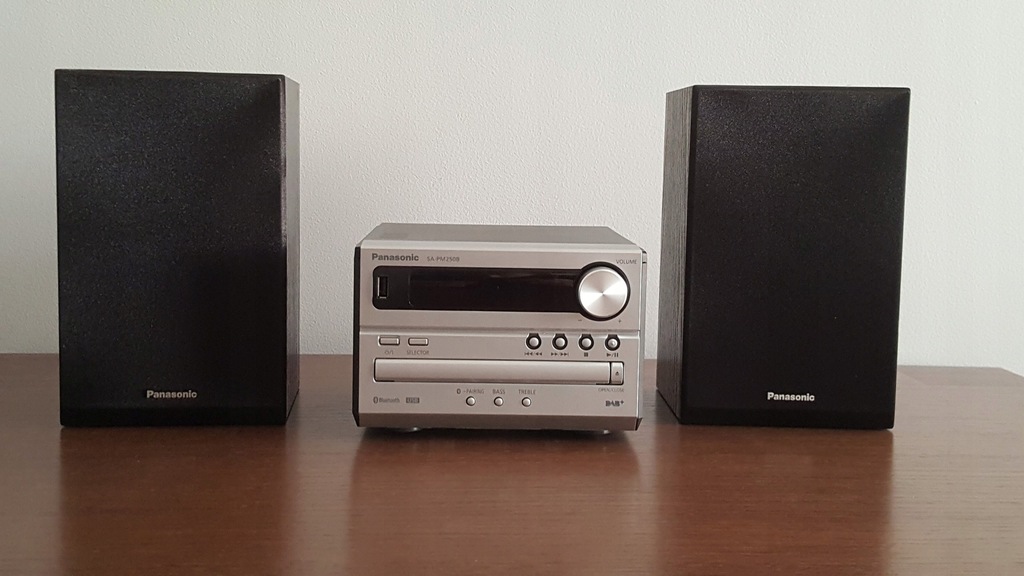 Mini Wieża PANASONIC SAPM250 BLUETOOTH MP3 DAB 7423721883 oficjalne archiwum Allegro