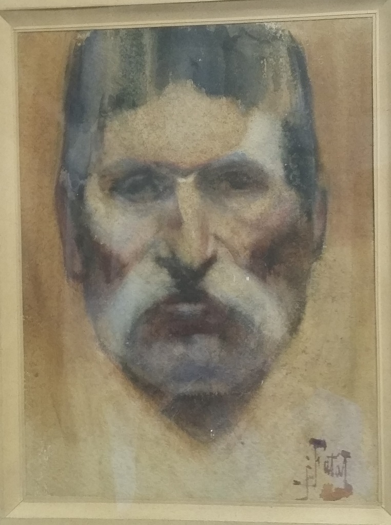 Julian Fałat, Studium głowy mężczyzny 7368513893 oficjalne archiwum