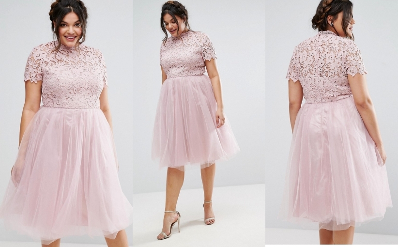 O6B404*CHI CHI LONDON PLUS SIZE SUKIENKA 50 5XL