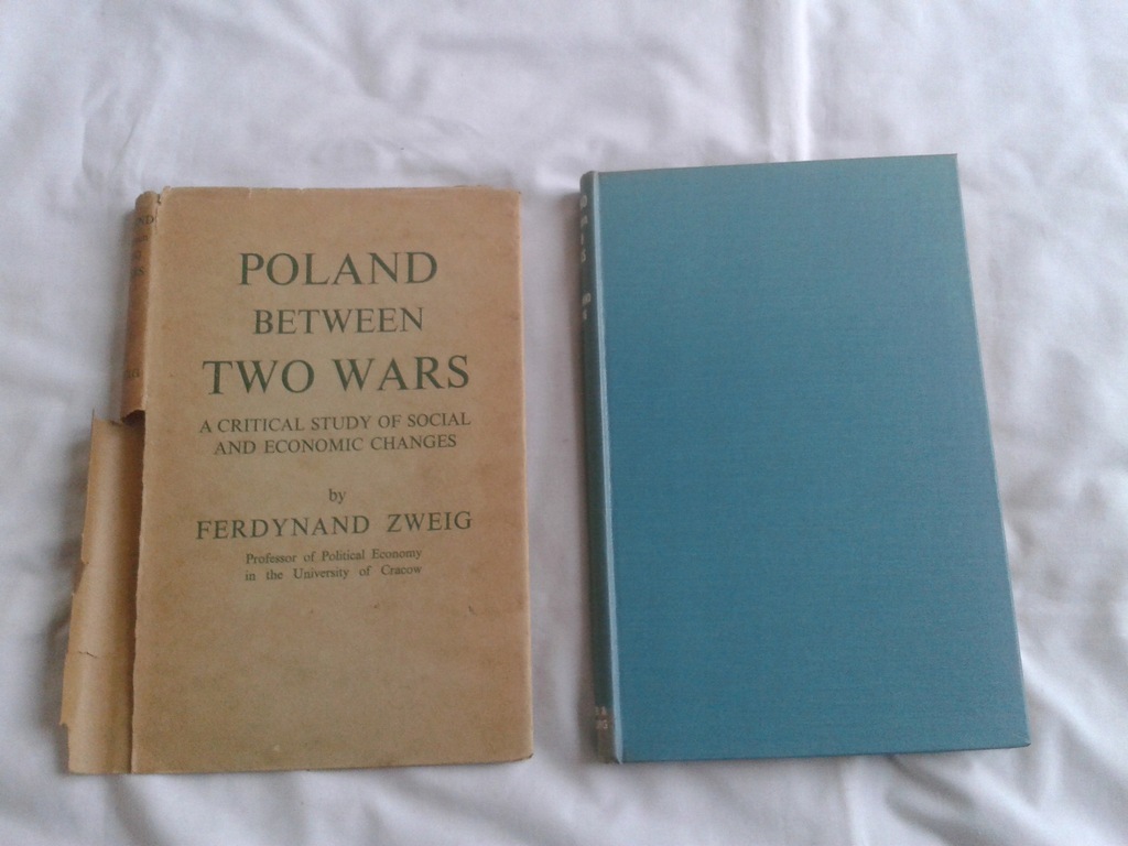 POLAND BETWEEN TWO WARS F.ZWEIG 1944 LONDYN