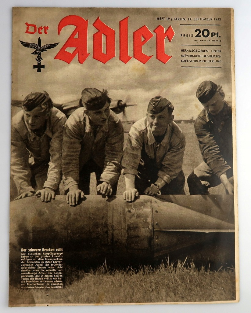 DER ADLER - ZESZYT 19 - LUFTWAFFE - 1943