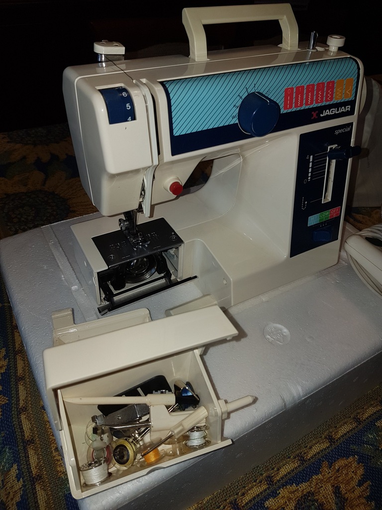 Maszyna do szycia Jaguar 281 MINI - 7199435273 - oficjalne archiwum Allegro