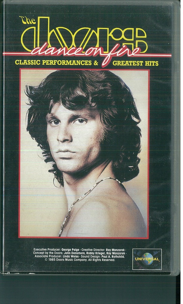 kaseta Video VHS The DOORS Dance of fire