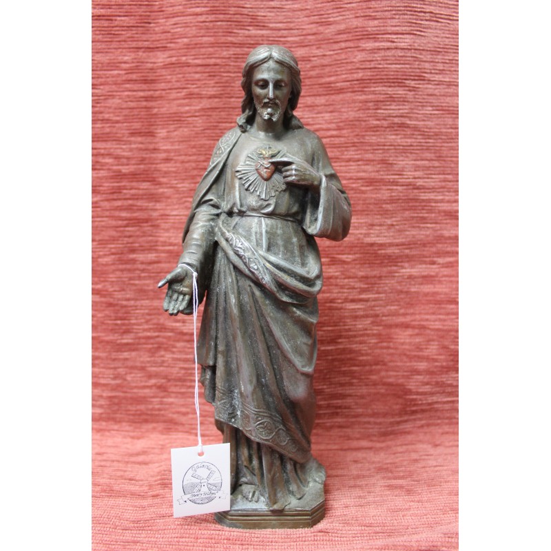 Figura Jezusa - Serce Pana Jezusa - cynkal