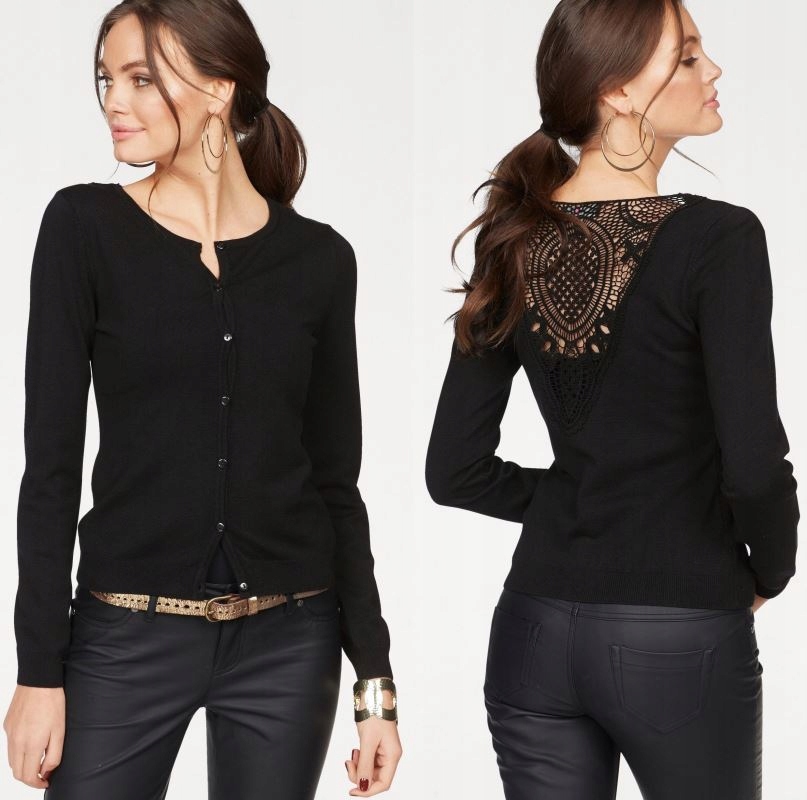 MELROSE CZARNY SWETER DAMSKI 36