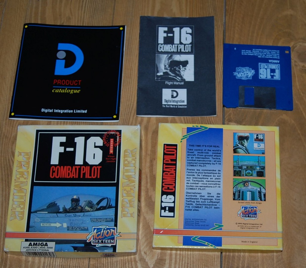 Amiga F-16 Combat Pilot BOX