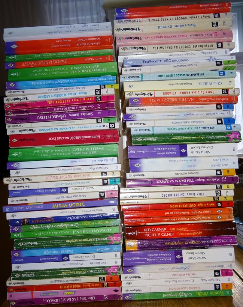 ZESTAW HARLEQUIN (Harlekiny) 70 sztuk różne