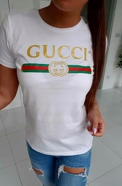 Koszulka Damska Biala Gucci Czarna S M L Xl 7441883662 Oficjalne Archiwum Allegro