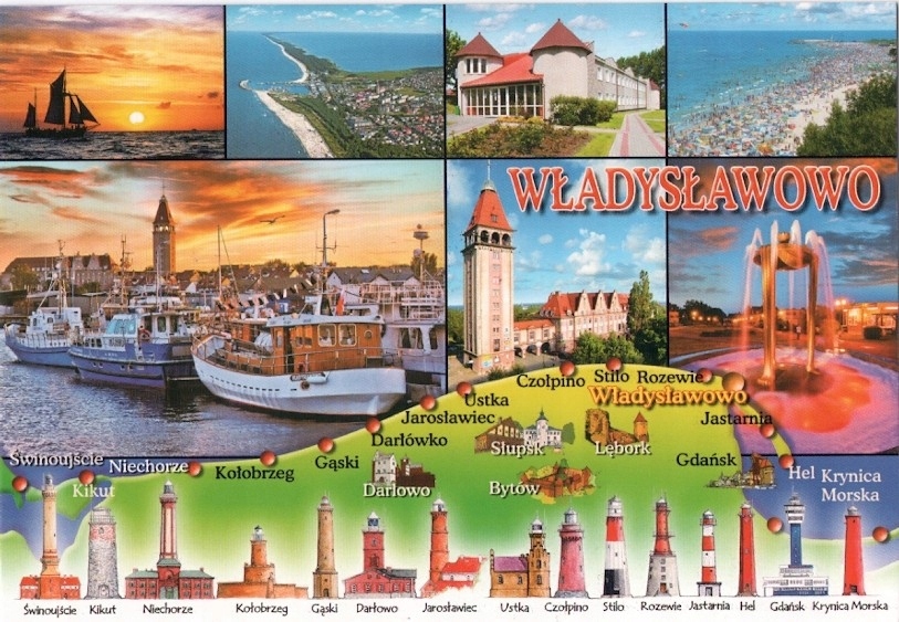 WŁADYSŁAWOWO - PORT + DOM RYBAKA i LATARNIA - 2017