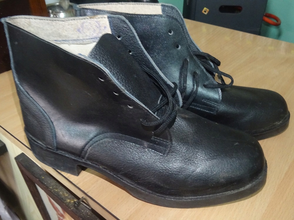 Stare buty robocze PRL Nowogard 2