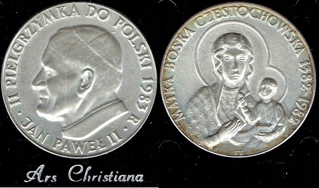 Medal Jan Paweł II, Ars Christiana, srebro 24 g