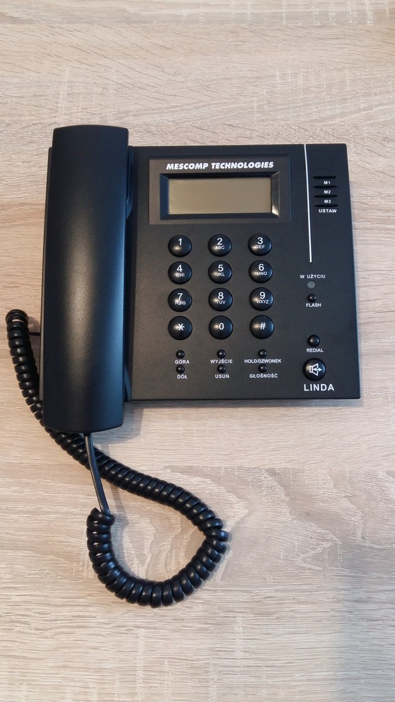 Telefon, stacjonarny aparat telefoniczny Linda