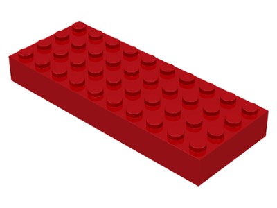 Used 6212 2 szt. Red Brick 4 x 10