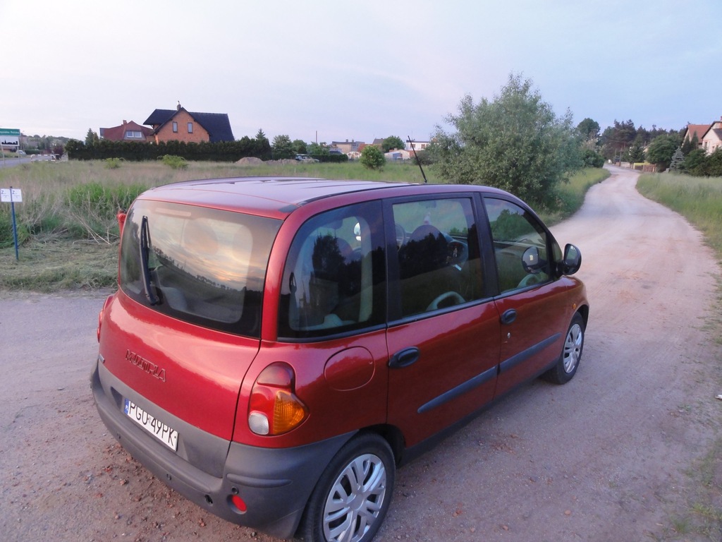 Fiat Multipla 1,6+LPG 2002r.6 osobowy Klimatyzacja