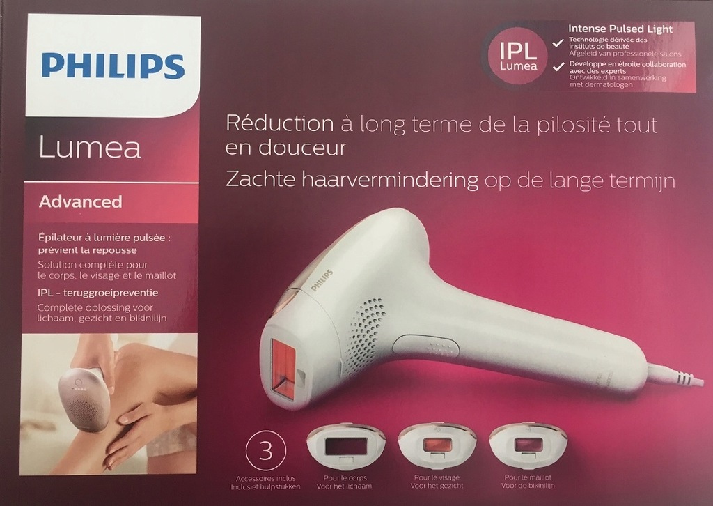 Depilator Laserowy IPL PHILIPS LUMEA SC1999 7485525373 oficjalne