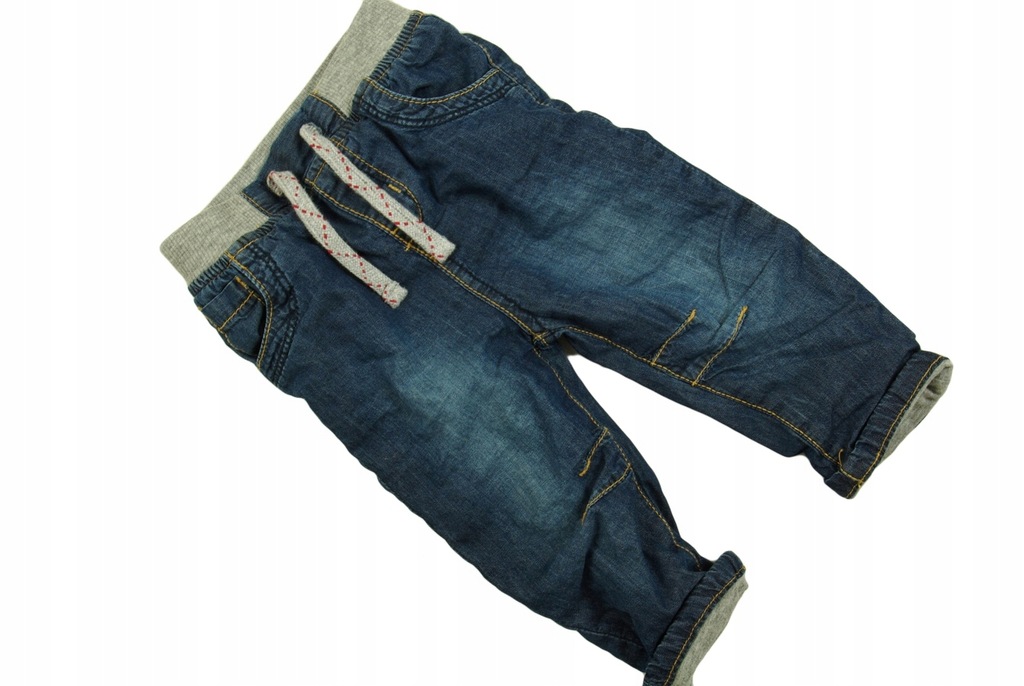 EARLY DAYS Miekkie spodnie jeans Podszewka 74