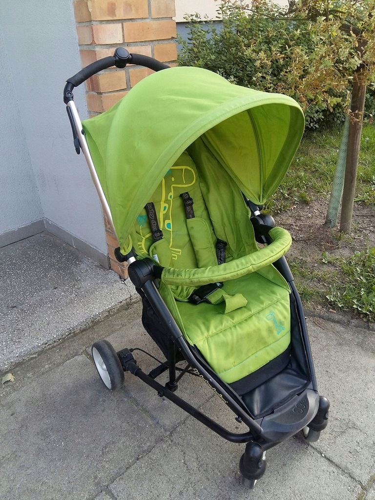 Wózek spacerówka Baby Design zielony z żyrafą