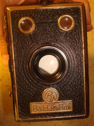 STARY APARAT FOTOGRAFICZNY BALDAK - BOX + ETUI