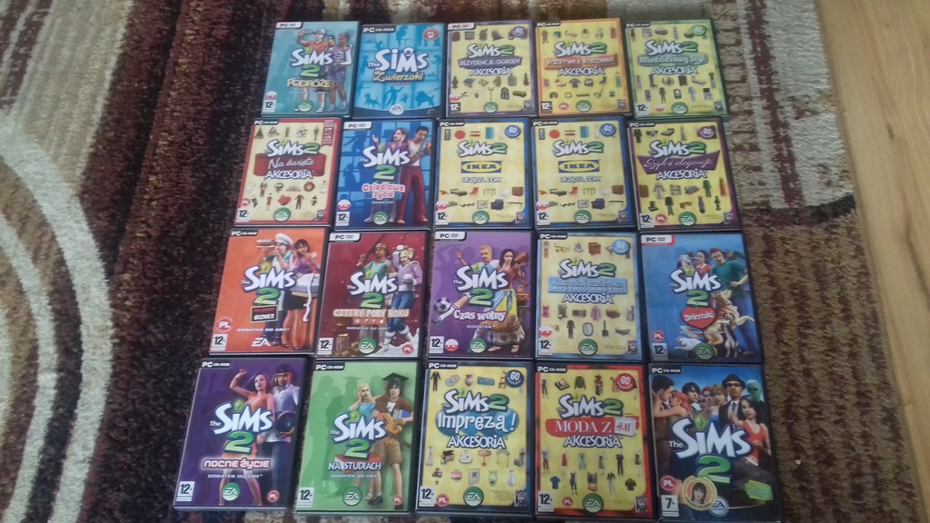 THE SIMS 2 PODSTAWA + wszystkie dodatki